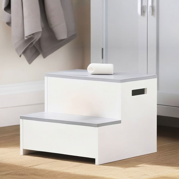 bathroom step stools with storage