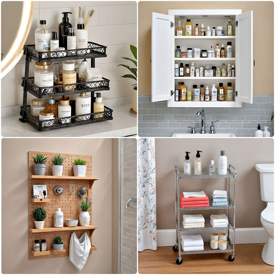 40 Bathroom Storage Ideas To Organize in Style