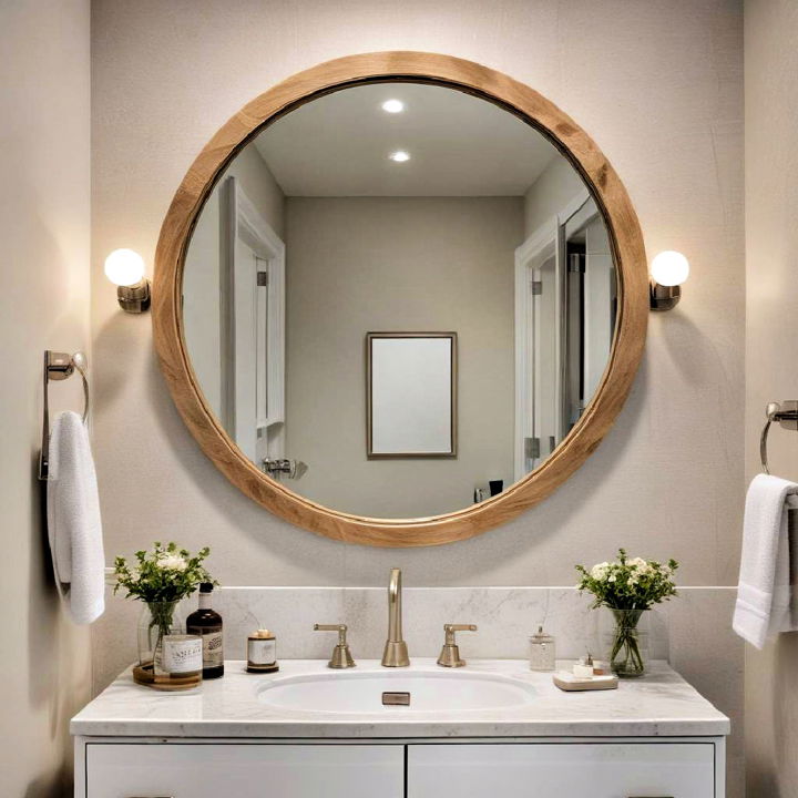 bathroom vanity statement mirror