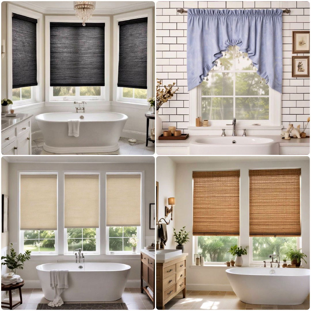 25 Bathroom Window Treatments To Inspire You