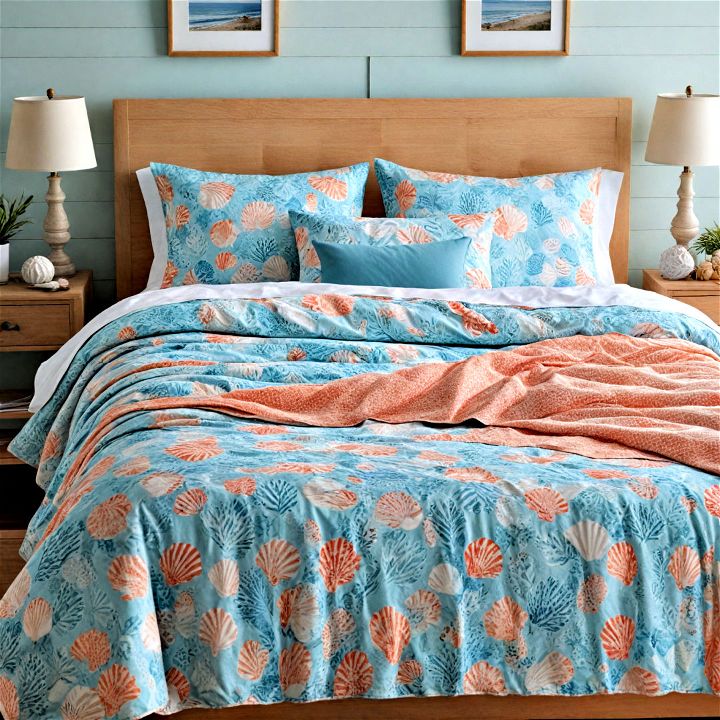 beach inspired bedding for restful sleep