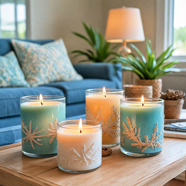 beach inspired candles