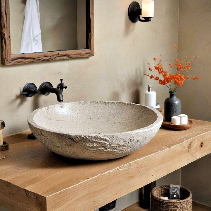 beautiful and durable stone sink basin