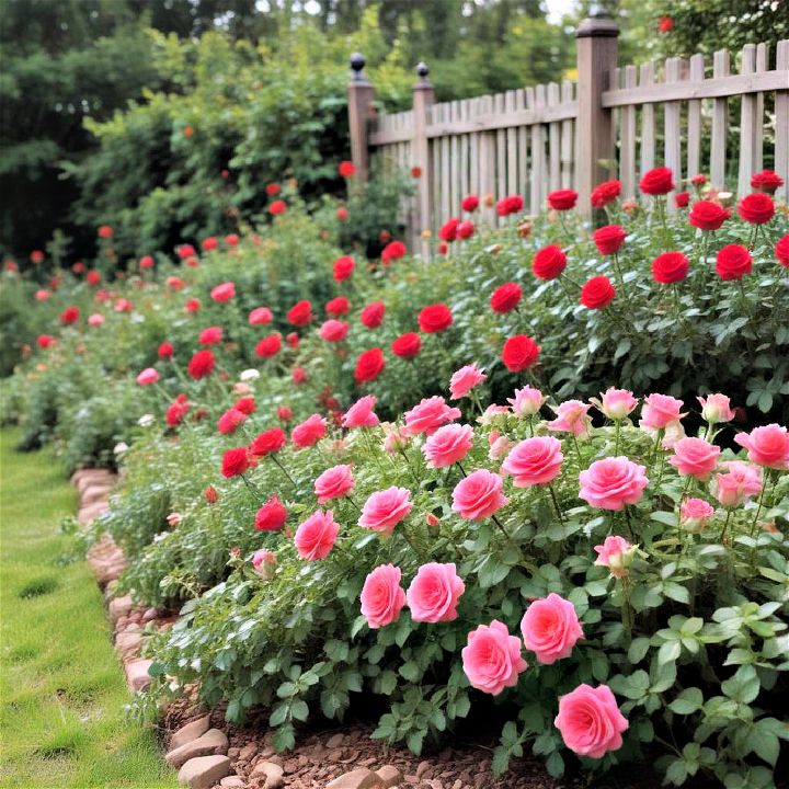 beautiful rose and herb combination