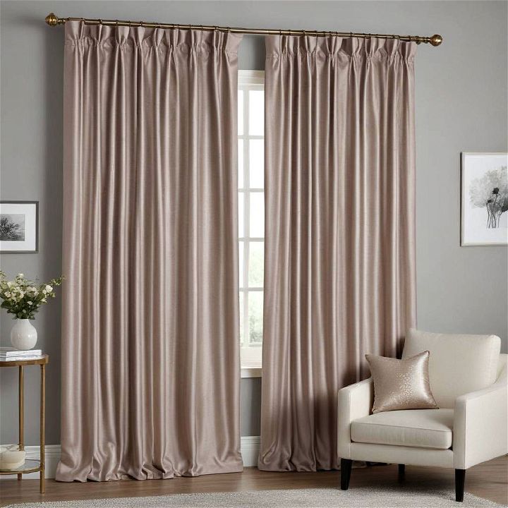 beautiful satin curtains