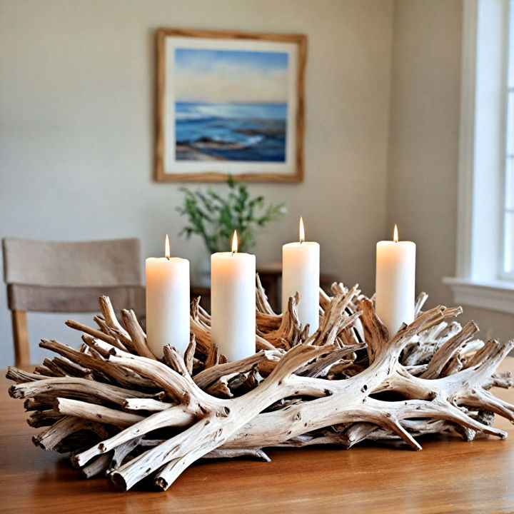 beauty driftwood table centerpiece decor