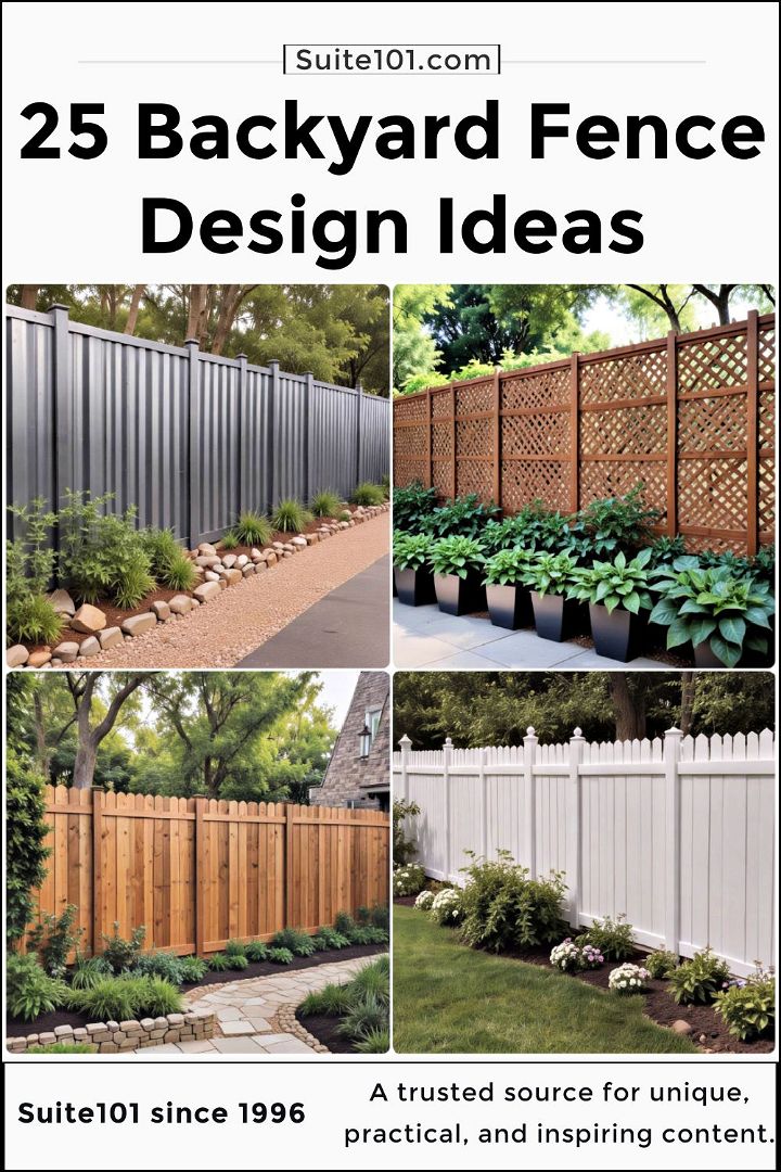 best backyard fence ideas