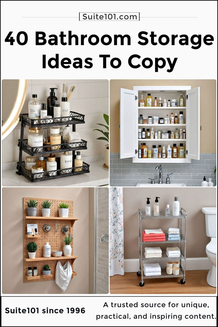 best bathroom storage ideas