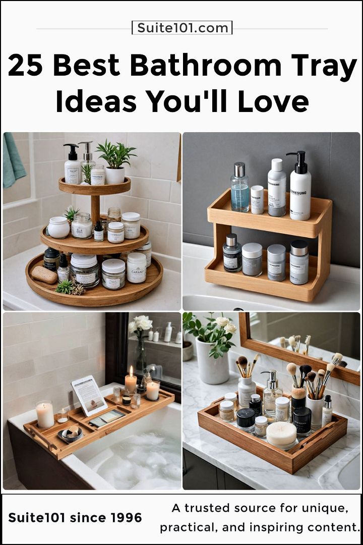 best bathroom tray ideas