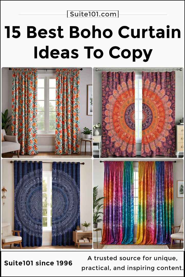best boho curtain ideas