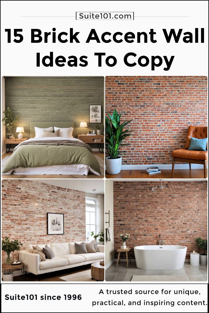 best brick accent wall ideas