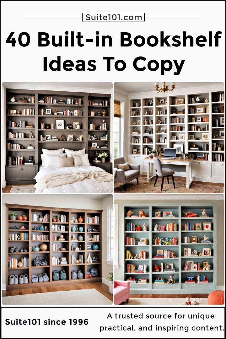 best built in bookshelf ideas