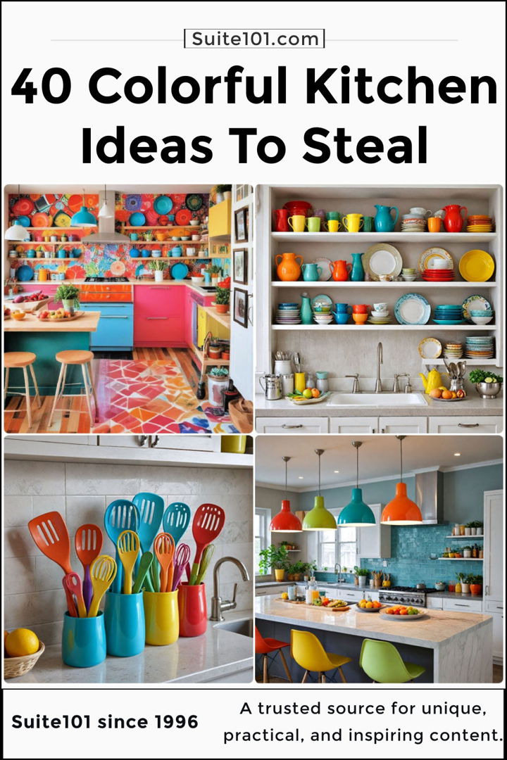 best colorful kitchen ideas