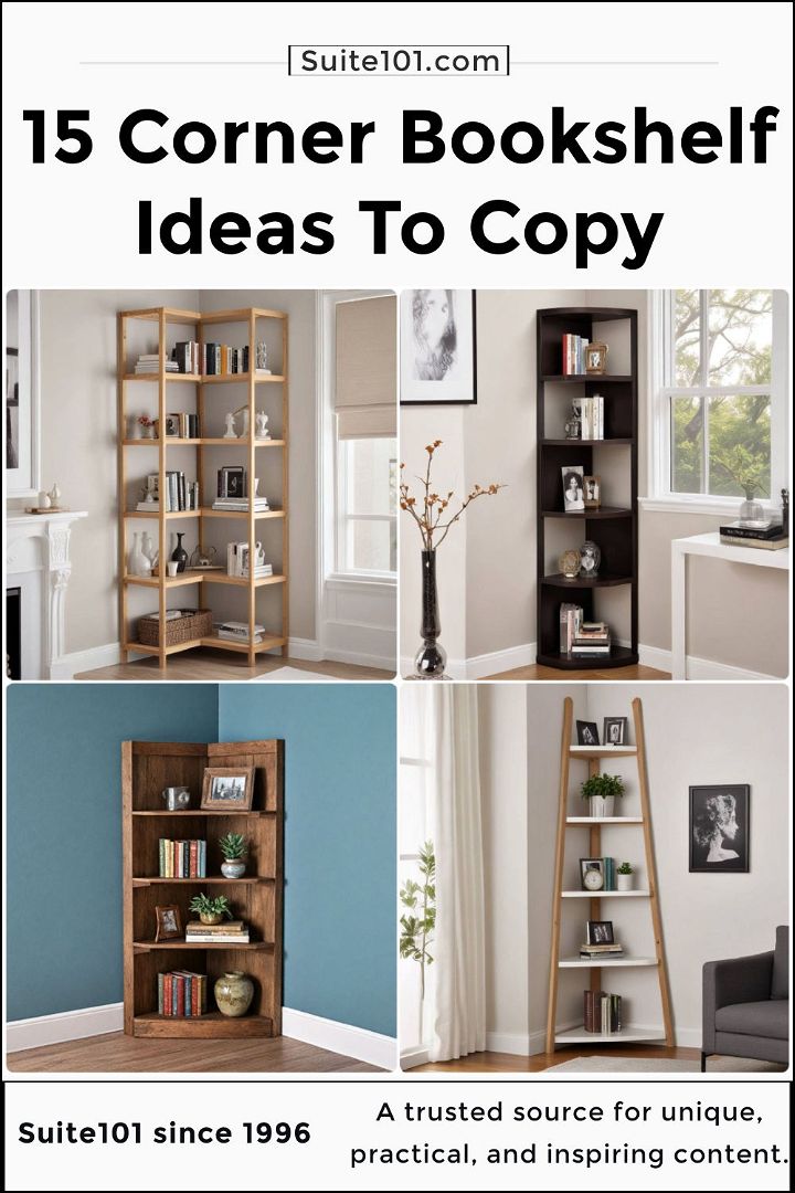 best corner bookshelf ideas