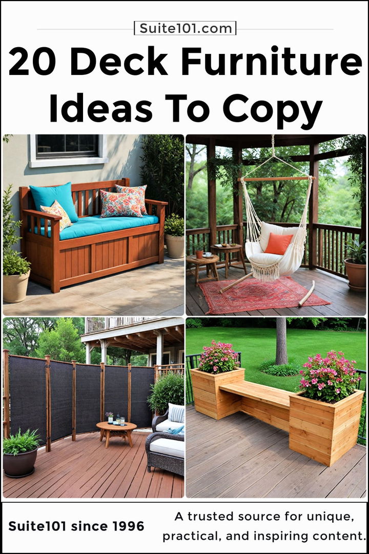 best deck furniture ideas