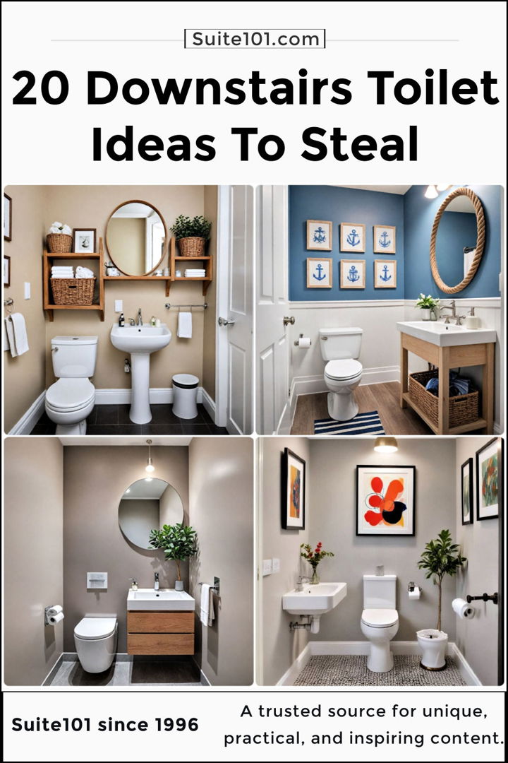 best downstairs toilet ideas
