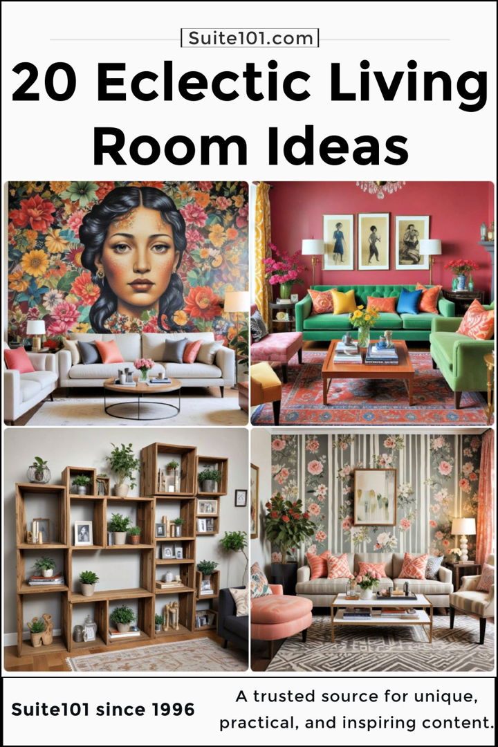best eclectic living room ideas