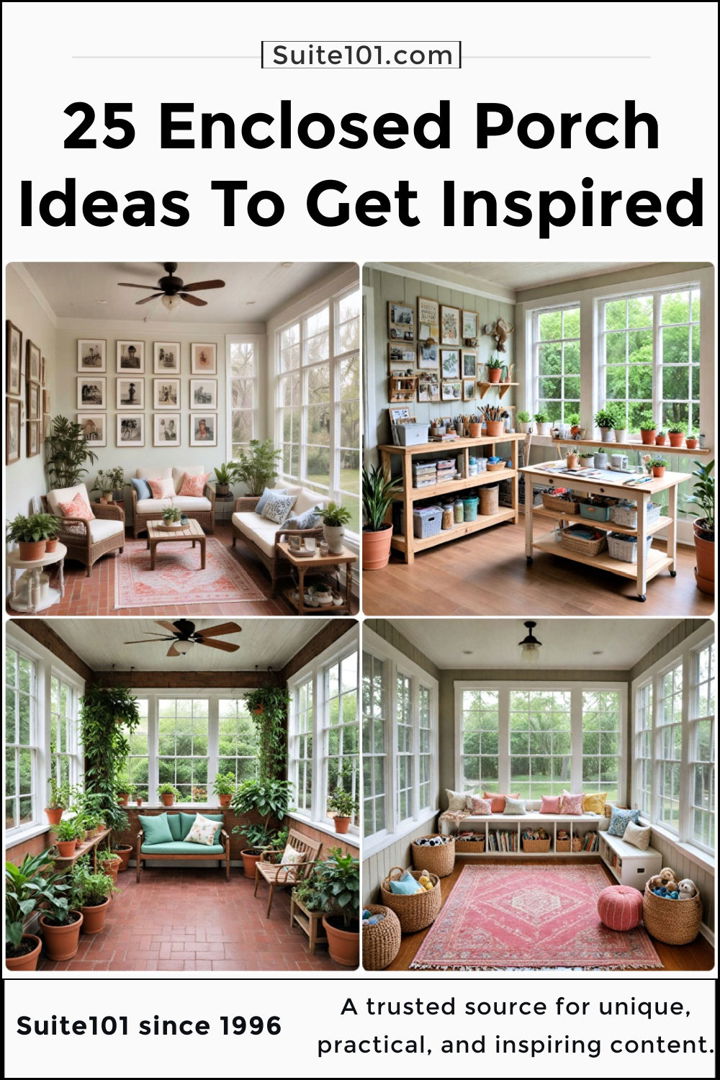 best enclosed porch ideas