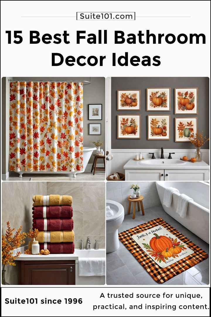 best fall bathroom decor ideas