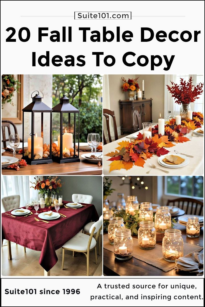 best fall table decor ideas