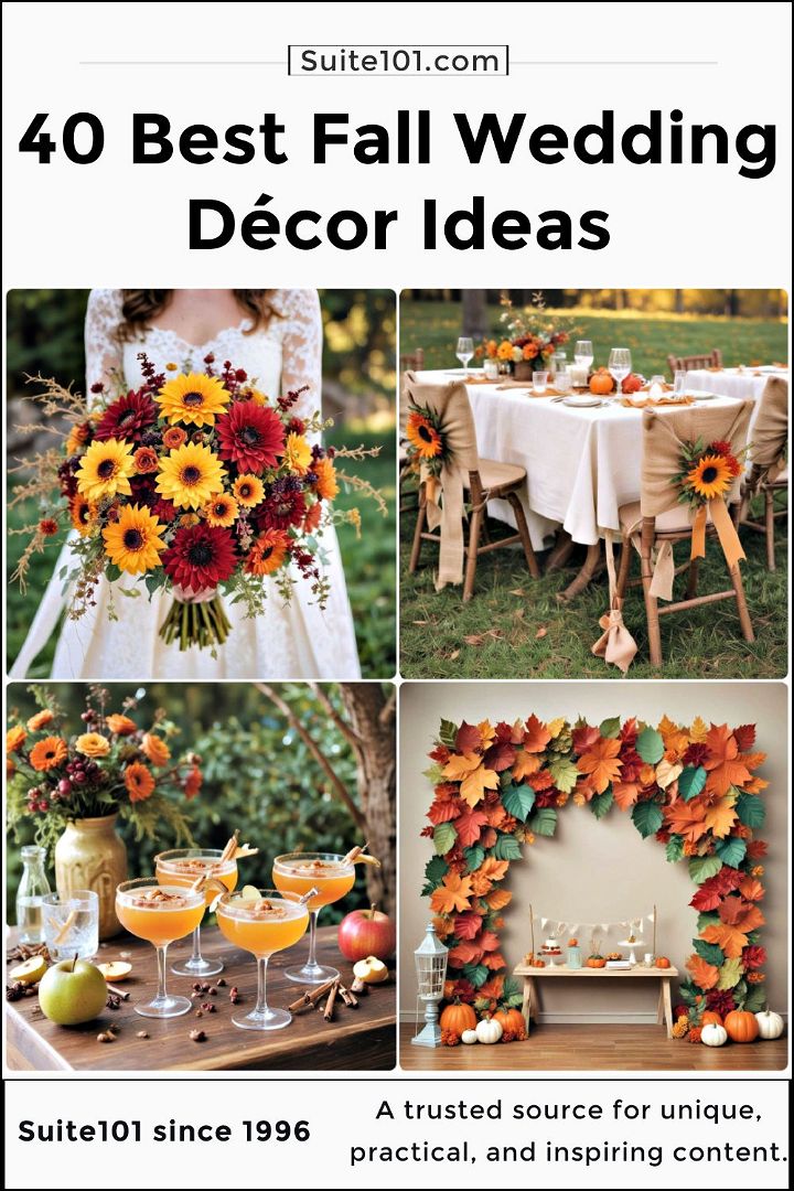 best fall wedding décor ideas