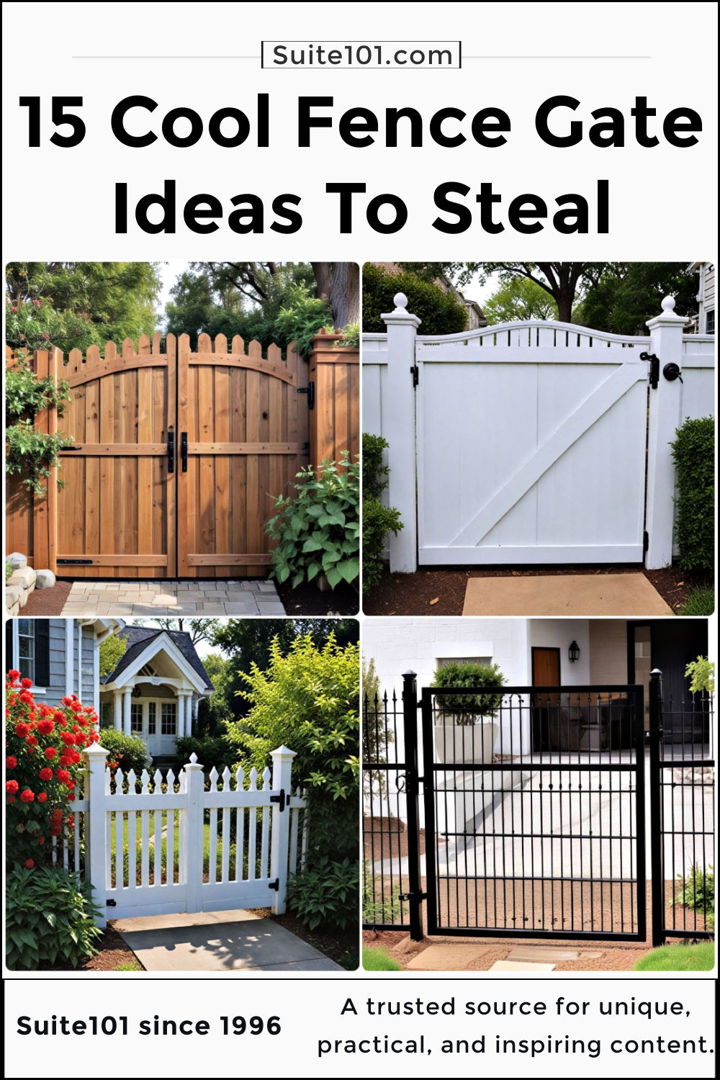 best fence gate ideas