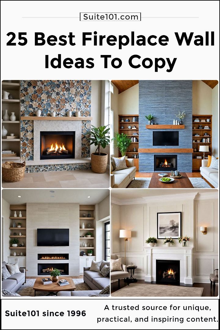 best fireplace wall ideas