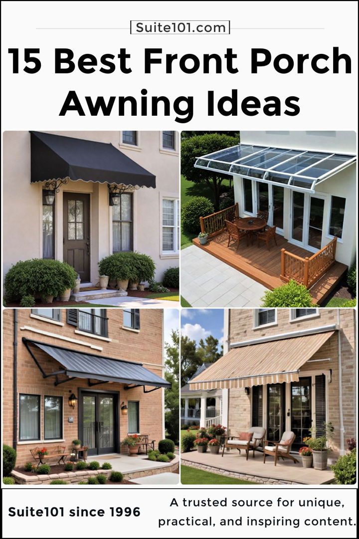 best front porch awning ideas