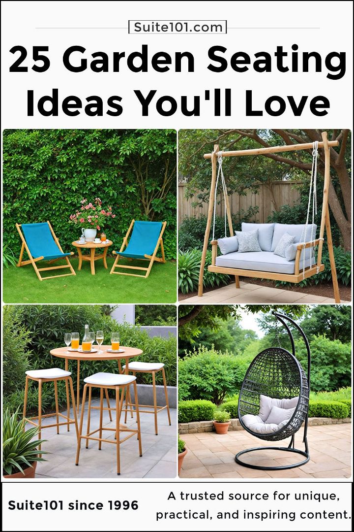 best garden seating ideas