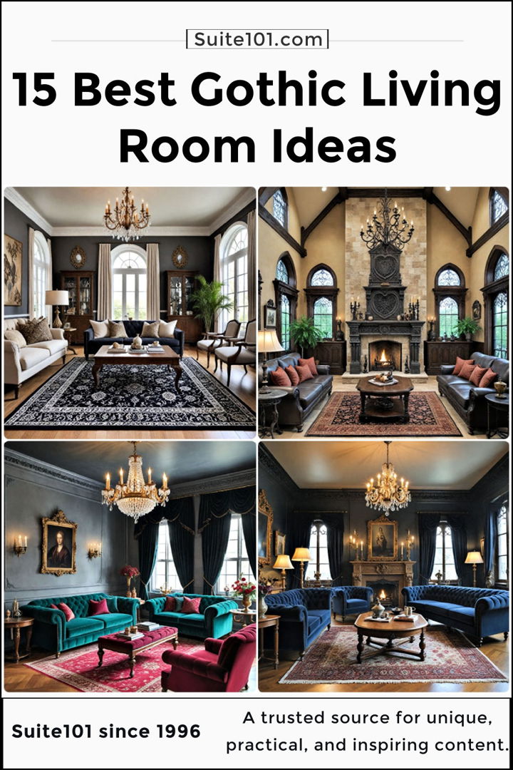 best gothic living room ideas