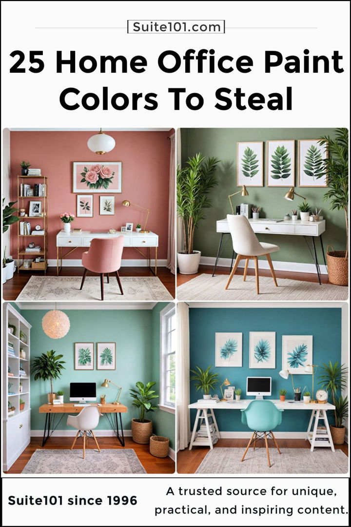 best home office paint colors