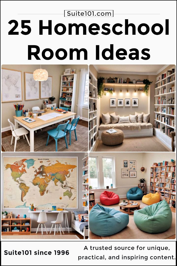 best homeschool room ideas