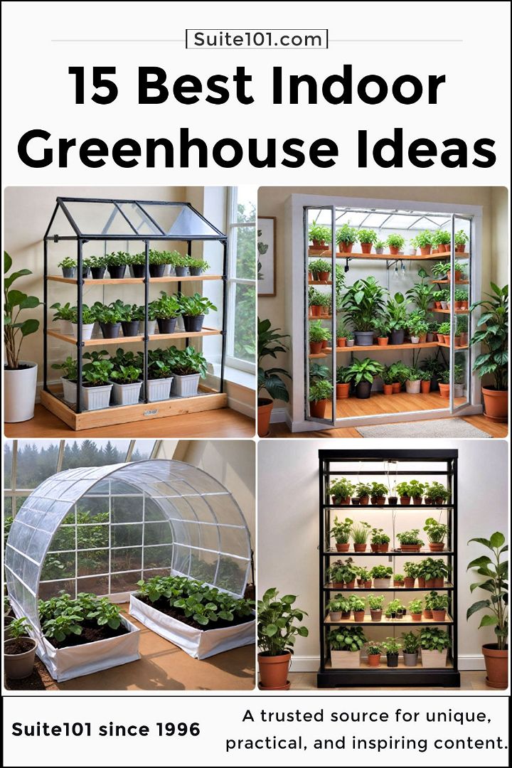 best indoor greenhouse ideas