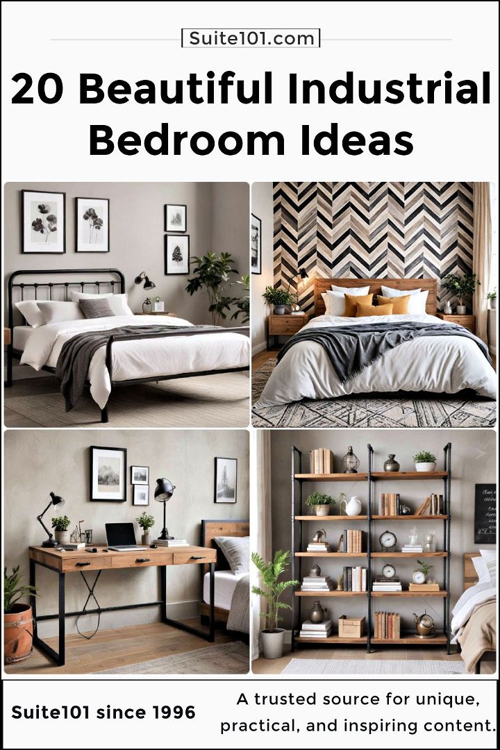 best industrial bedroom ideas