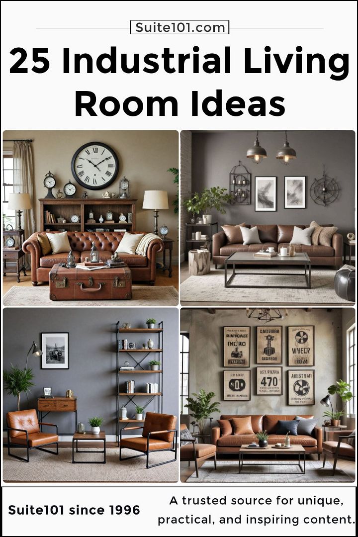 best industrial living room ideas