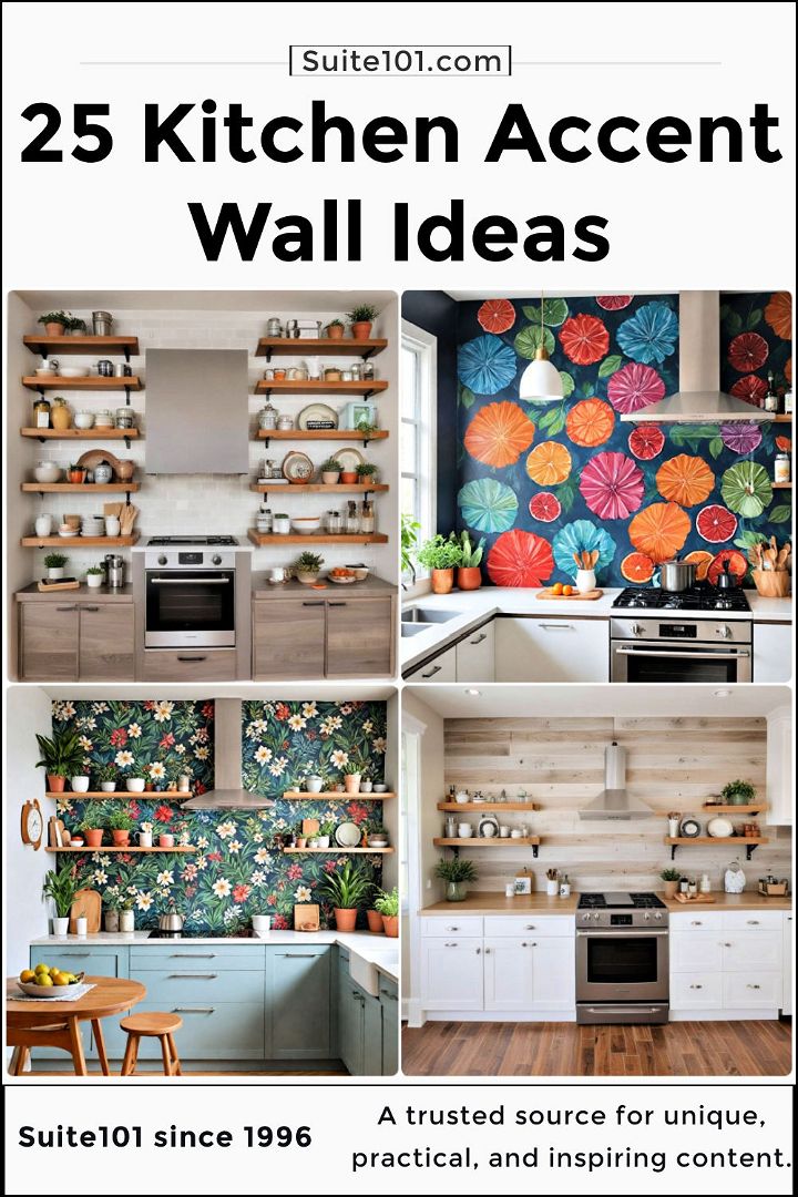 best kitchen accent wall ideas