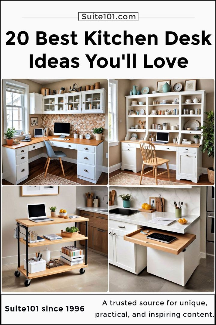 best kitchen desk ideas