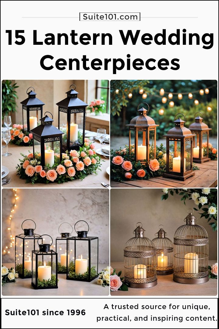 best lantern wedding centerpieces