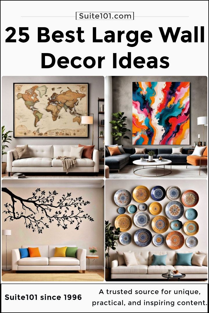 best large wall decor ideas