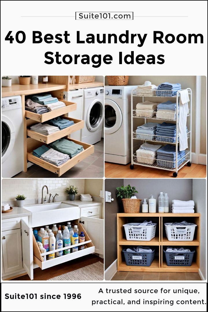 best laundry room storage ideas