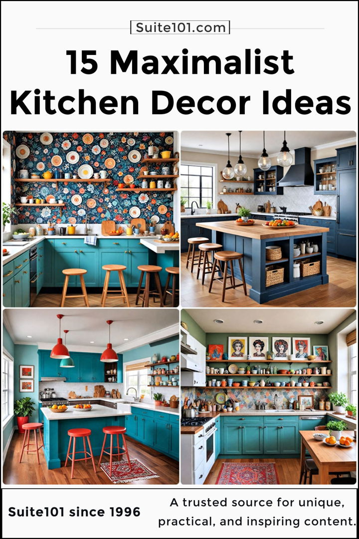 best maximalist kitchen decor ideas