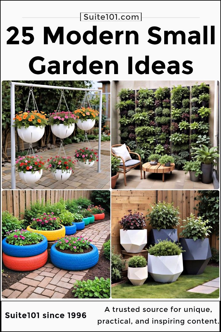 best modern small garden ideas