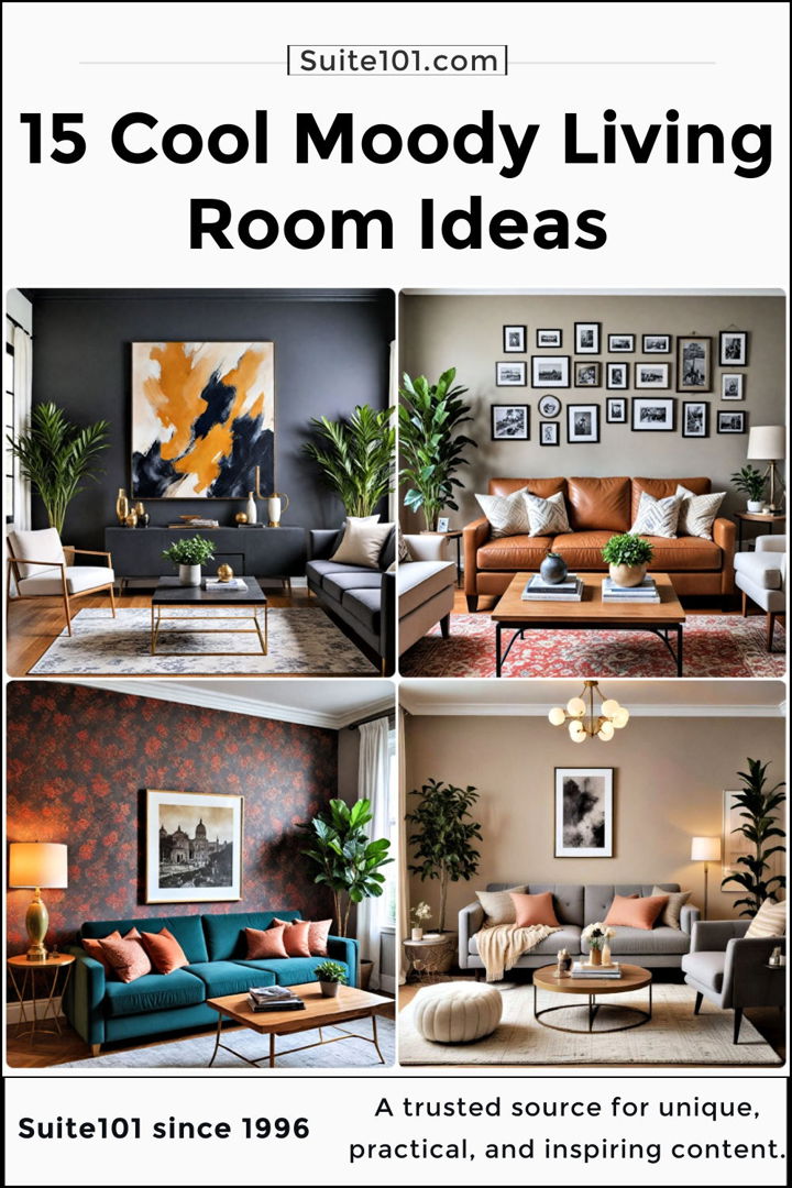 best moody living room ideas