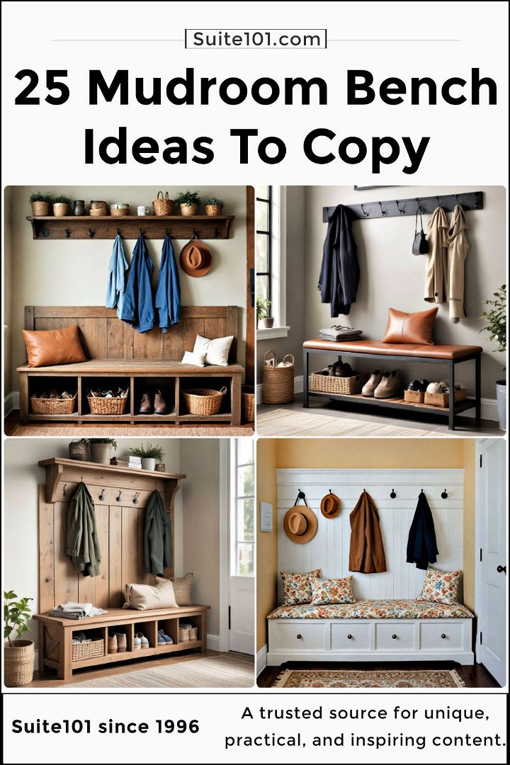 best mudroom bench ideas