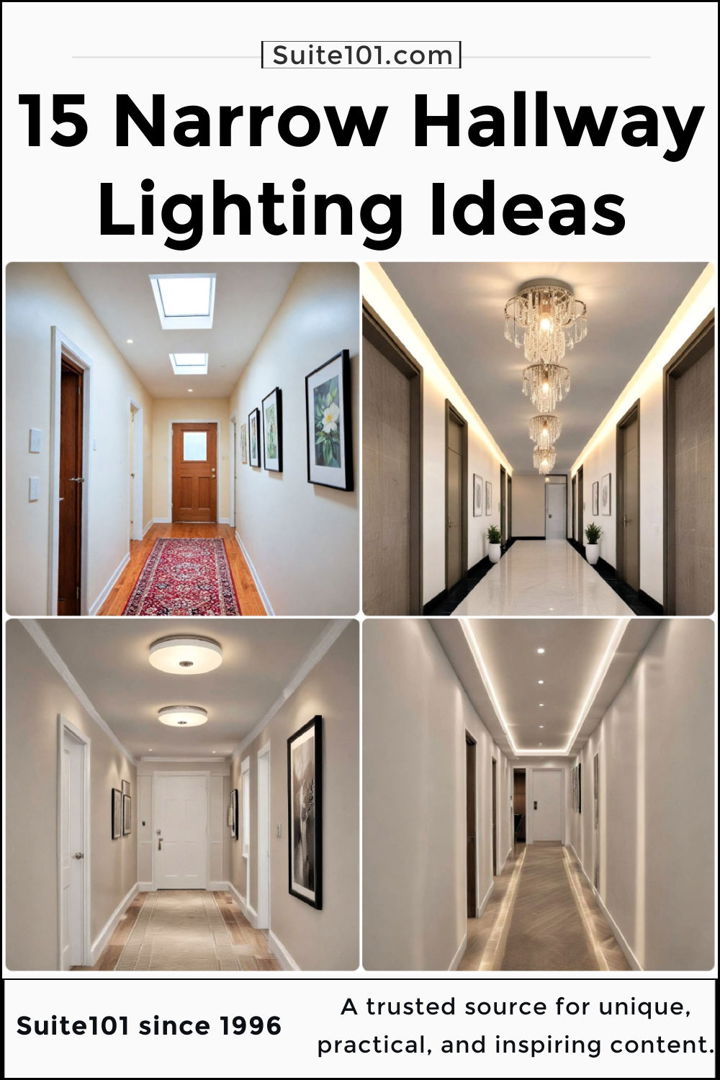 best narrow hallway lighting ideas