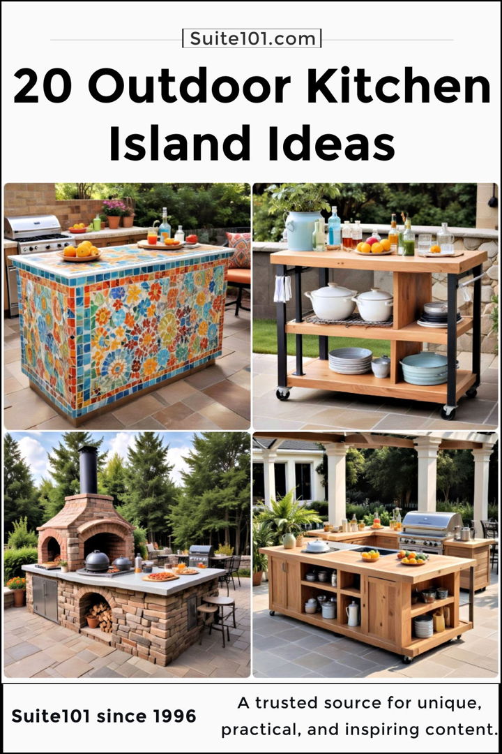 best outdoor kitchen island ideas