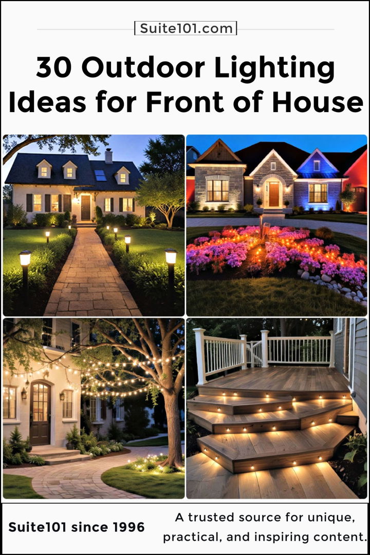 best outdoor lighting ideas for front of house