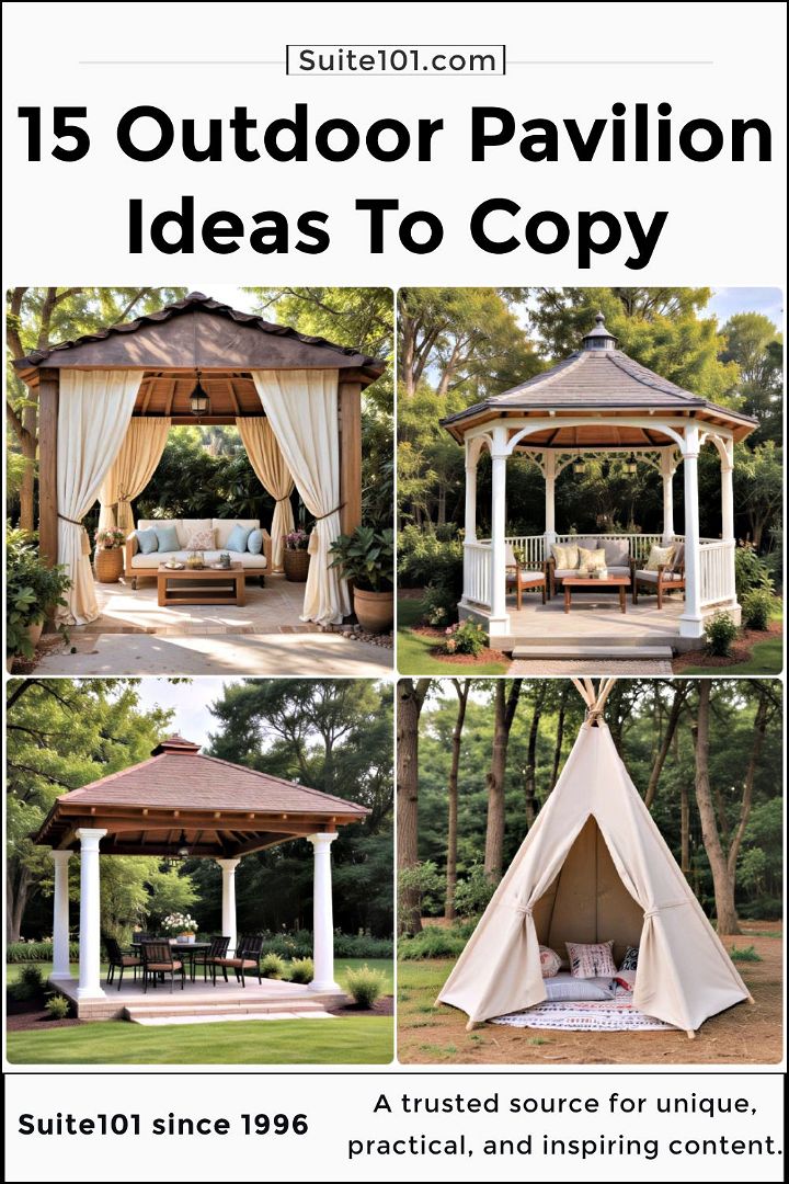 best outdoor pavilion ideas