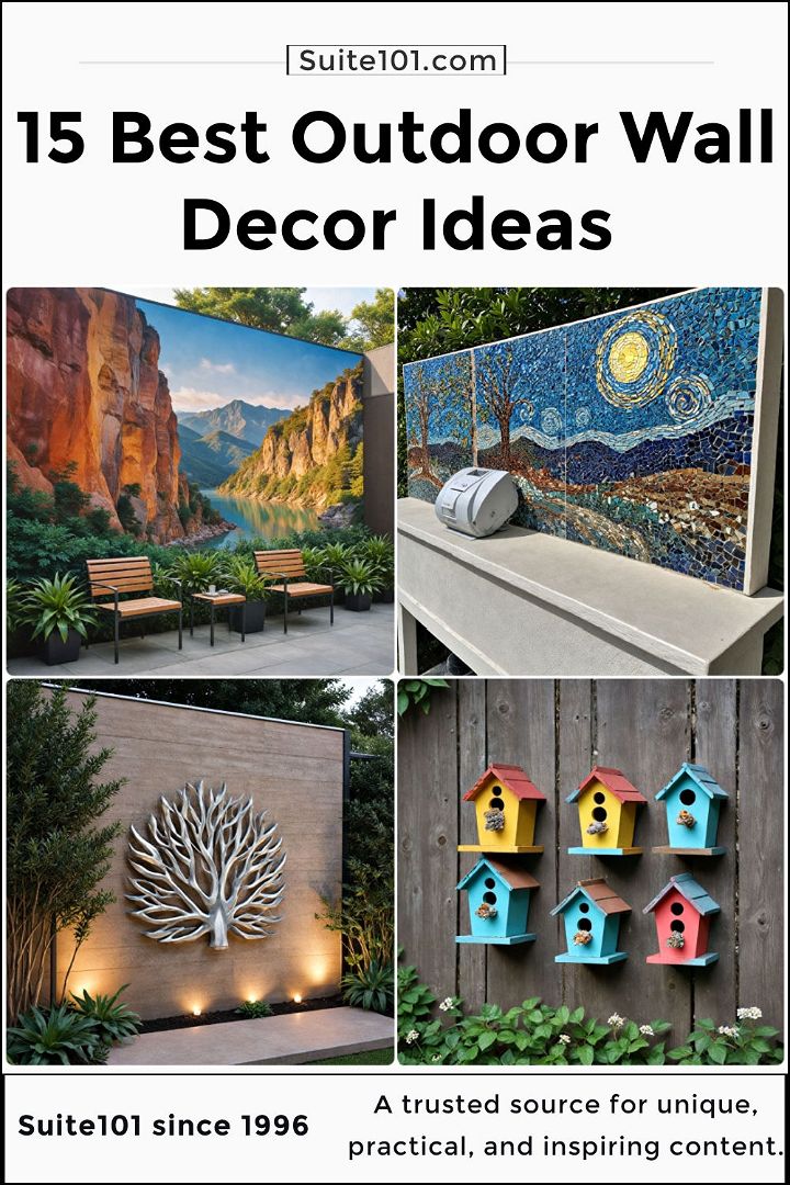 best outdoor wall decor ideas