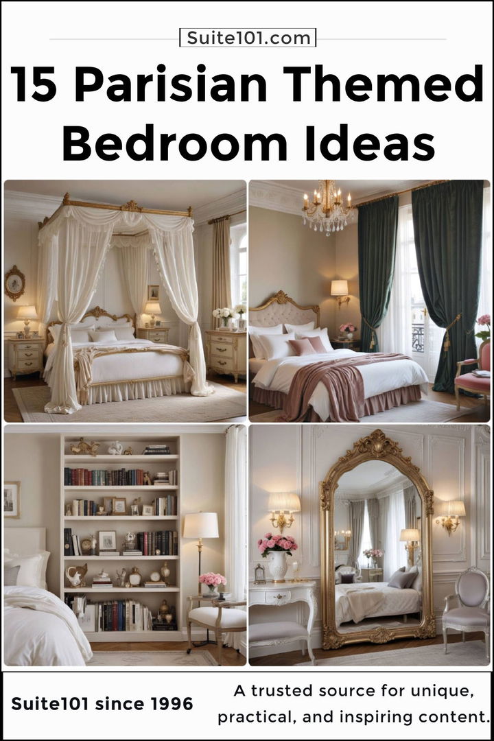 best parisian themed bedroom ideas